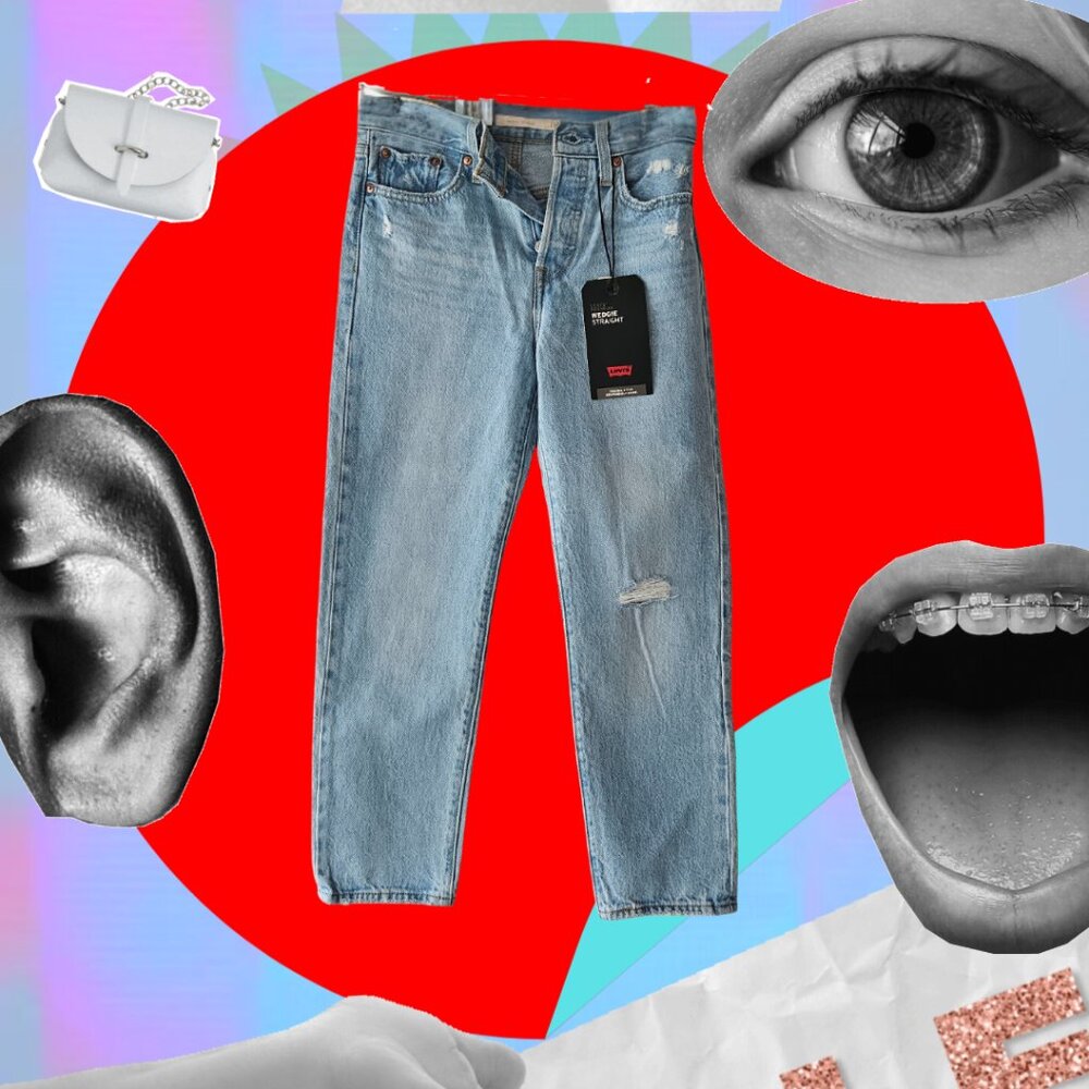 Levi’s Wedgie Straight Jeans -Classic Fit & Flattering Look